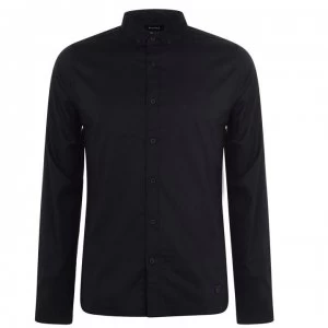 image of Firetrap Long Sleeve Shirt Mens - Navy