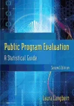 Image of public program evaluation a statistical guide