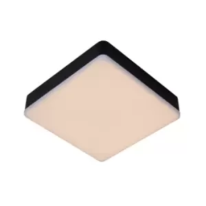 Image of Ceres-Led Modern Flush Ceiling Light Bathroom - LED Dim. - 1x30W 3000K - IP44 - Black