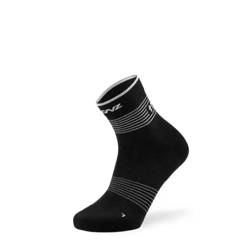 Image of Socks Lenz Merino 2 Low Noir Unisex 35/38