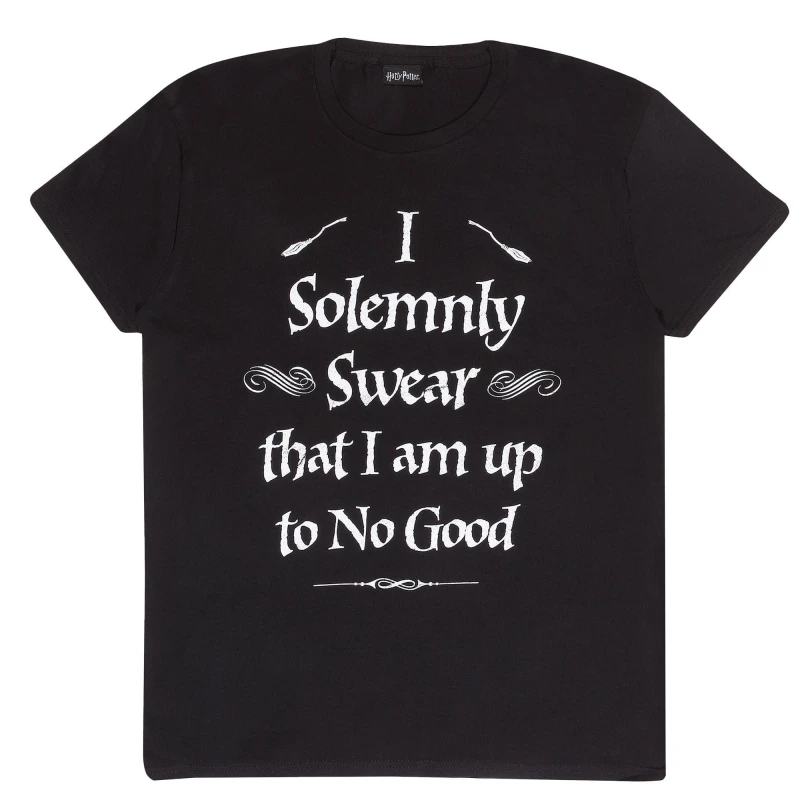 Image of Harry Potter I Solemnly Swear T-Shirt Black male