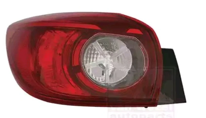 Image of VAN WEZEL 2744935 Rear light Outer section, without bulb holder, Left, W21/5W Combination Rearlight (391)