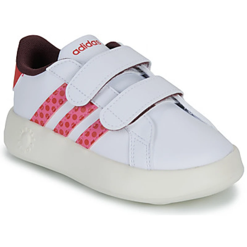 Image of adidas GRAND COURT MINNIE CF I girls's Children's Shoes (Trainers) in White