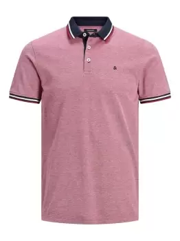 image of JACK & JONES Classic Polo Shirt Men Pink