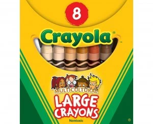 Image of Crayola Multicultural Crayons Pack 8