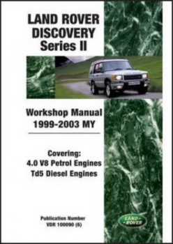 Image of Land Rover Discovery Series Ii Workshop Manual 1999-2003 My by Brooklands Books Ltd Paperback