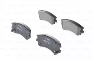 Image of Bosch 0986494079 BP989 Brake Pad Set Disc Brake Front Axle