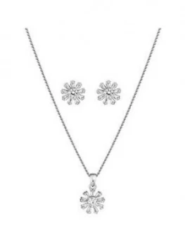 image of Buckley London Buckley London Finchley Stud Earring And Pendant Jewellery Gift Set Free Gift Bag