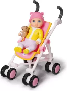 image of BABY born Minis Playset Stroller with Eli