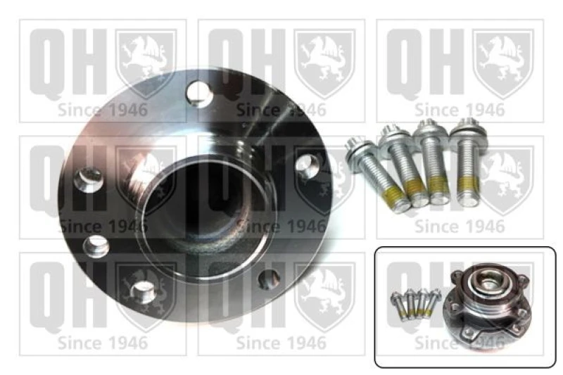 Image of QUINTON HAZELL Wheel bearing kit QUINTON HAZELL QWB1590