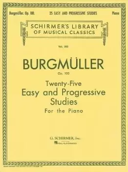 Image of Twenty-Five Easy and Progressive Studies Op. by Friedrich Burgmller