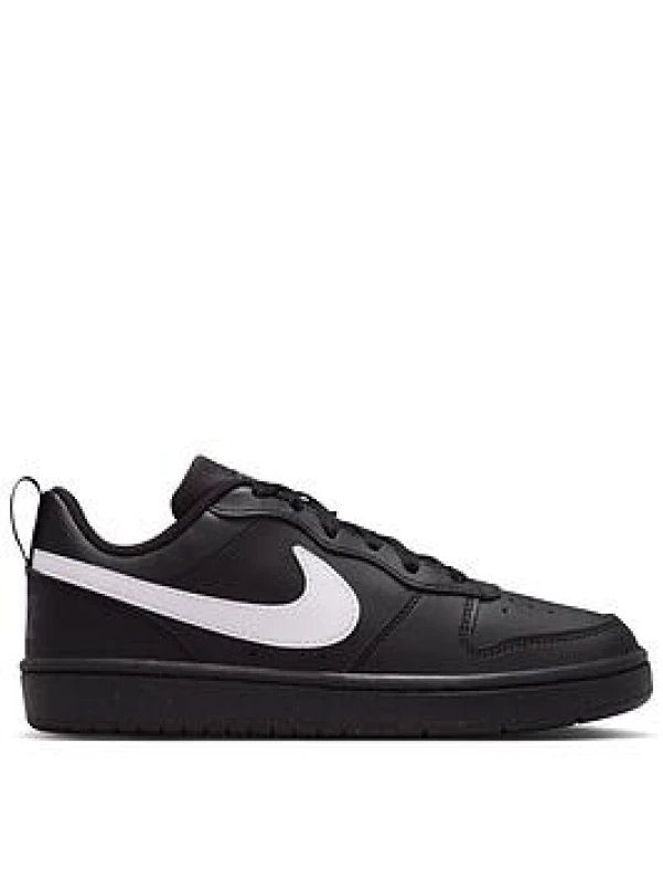 Image of Nike Court Borough Low Recraft Children Shoes - Black Male 3
