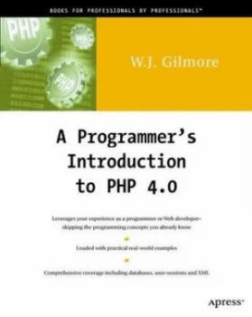 Image of A Programmers Introduction to Php 4.0 by W Jason Gilmore Paperback