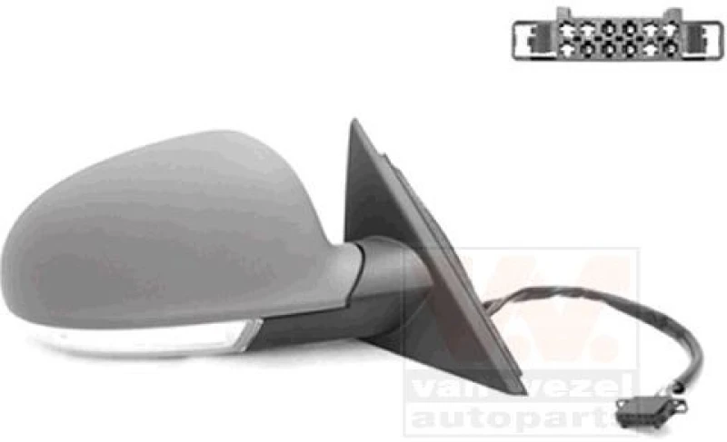 Image of VAN WEZEL Wing mirror VAN WEZEL 5838806