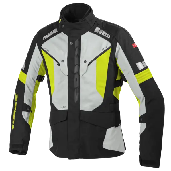 Image of Spidi Outlander H2Out Jacket Fluo Yellow Size 3XL