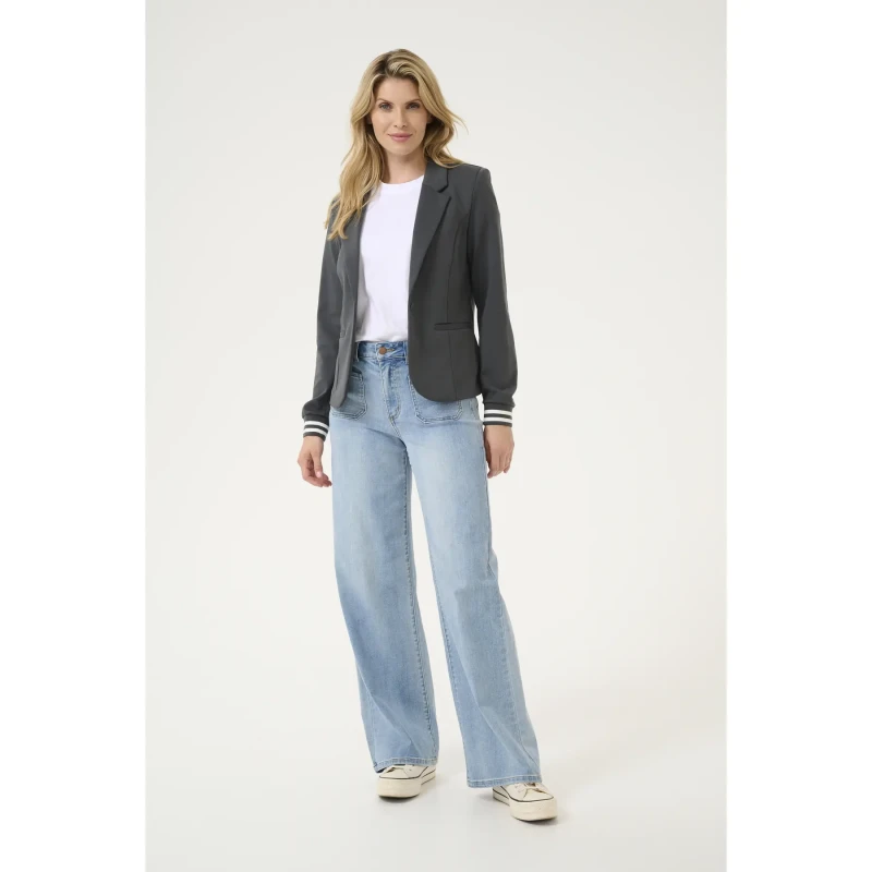Image of Kaffe Womens blazer KAFFE Kinnie Gris Female M