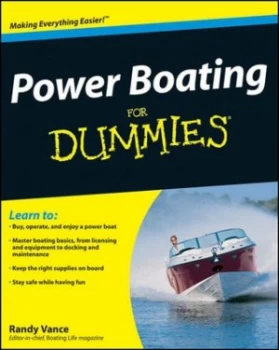 Image of Power Boating for Dummies by Randy Vance Book