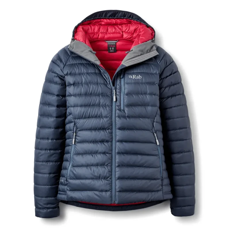 Image of Womens Puffer jacket Rab Microlight Alpine Bleu Female M
