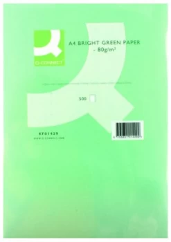 Image of Q Connect Cpr Ppr A4 80gm B/green Pk500