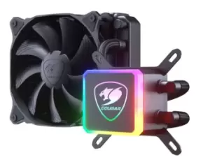 Image of Cougar Aqua 120 mm CPU Liquid Cooling with Addressable RGB and a Remote Controller