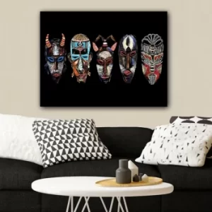Image of 11786724343_70100 Multicolor Decorative Canvas Painting