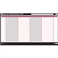 image of SASCO Holiday Planner Mounting Pads 2023 1 Year per page Landscape Multicolour English