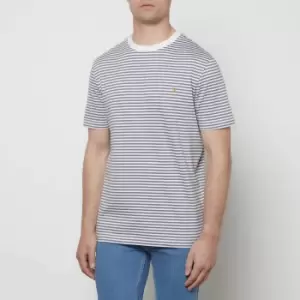 Image of Farah Mens Daytona T-Shirt - Battleship Blue - XL