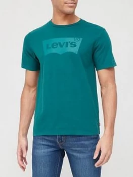 Levis Housemark Batwing T-Shirt - Green Size M Men