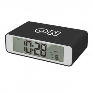 Precisions Flip Alarm Clock - Black