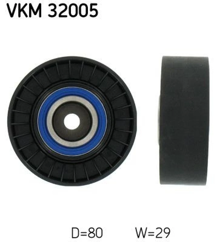 Image of SKF Deflection / guide pulley, V-ribbed belt SKF VKM 32005