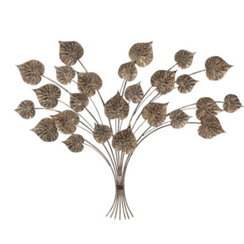 Image of MSL 131CM METAL WALL DECOR LEAVES