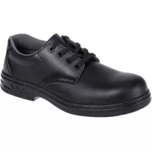 Image of Portwest - Unisex Steelite Laced Safety Shoes S2 (FW80) / Workwear (10) (Black) - Black