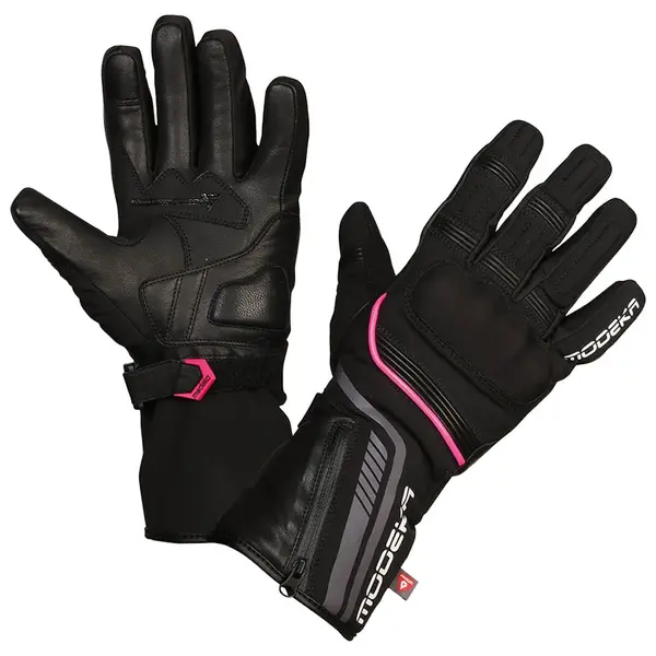 image of Modeka Makari Lady Gloves Black Pink Size L