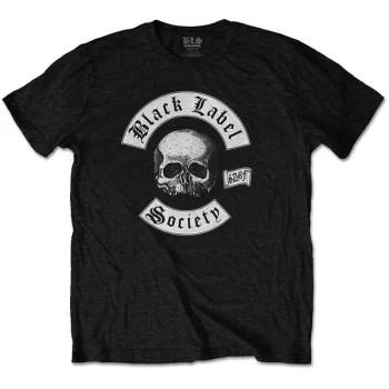 Image of Black Label Society - Skull Logo Unisex Large T-Shirt - Black