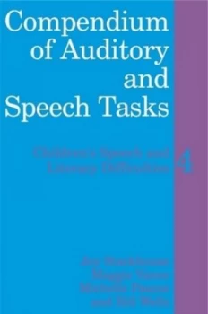 Image of Compendium of Auditory and Speech Tasks by Joy Stackhouse Paperback