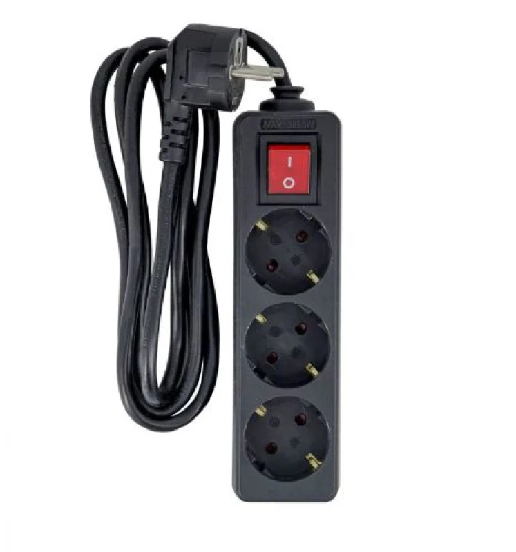Image of Microconnect MC-GRU00315BS power extension 1.5 m 3 AC outlet(s) Indoor