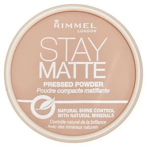 Image of Rimmel Stay Matte Pressed Powder Silky Beige 5 Nude