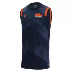 Image of Macron Edinburgh Rugby Singlet Mens - Blue