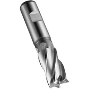 C247 50.00MM HSS-E Multi Flute Flatted Shank End Mill - DIN 844K