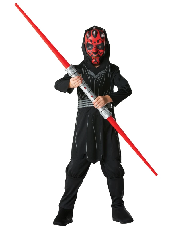 Image of Rubie's Darth Maul Costume From Star Wars The Phantom Menace Size: 11-12 Years Multicolor Unisex 11-12 Years