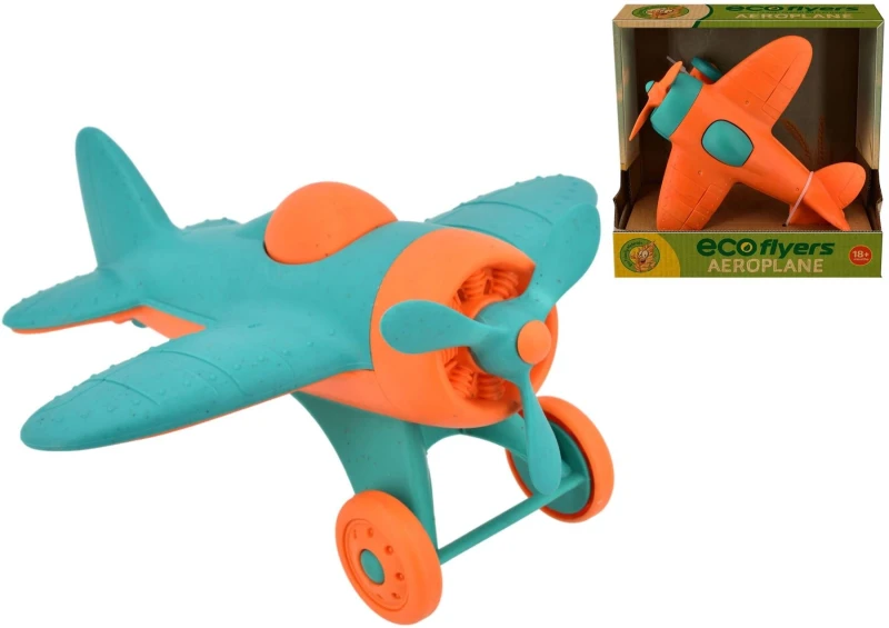 Image of Eco Flyers Bio Plastic Plane 18cm Multi unisex