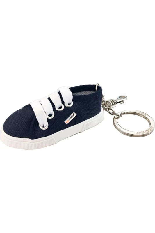 Image of Superga 2750 Shoes Keyring in Navy Size: XS Navy Unisex XS