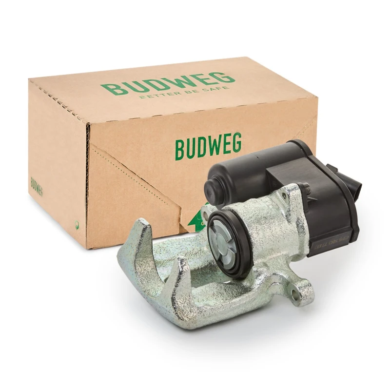 Image of BUDWEG CALIPER 344270 Brake caliper Rear Axle Left, with electric motor Brake Caliper (78)