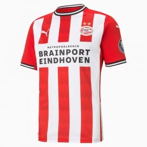 PUMA Psv Eindhoven Home Replica Mens Jersey, High Risk Red/White, size 2X Large, Clothing