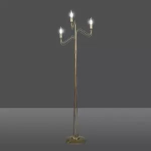 image of Tori Gold Multi Arm Floor Lamp 3x E14