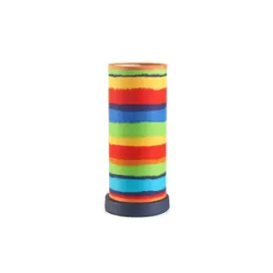 image of Arcobaleno Cylindrical Table Lamp, Rainbow