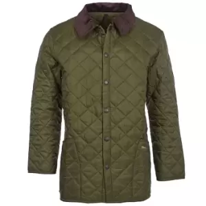 Image of Barbour Liddesdale Mens Quilted Jacket Olive Medium