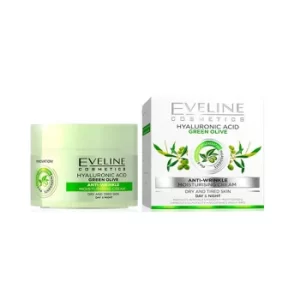 image of Eveline Green Olive Anti Wrinkle Day And Night Cream 50ml