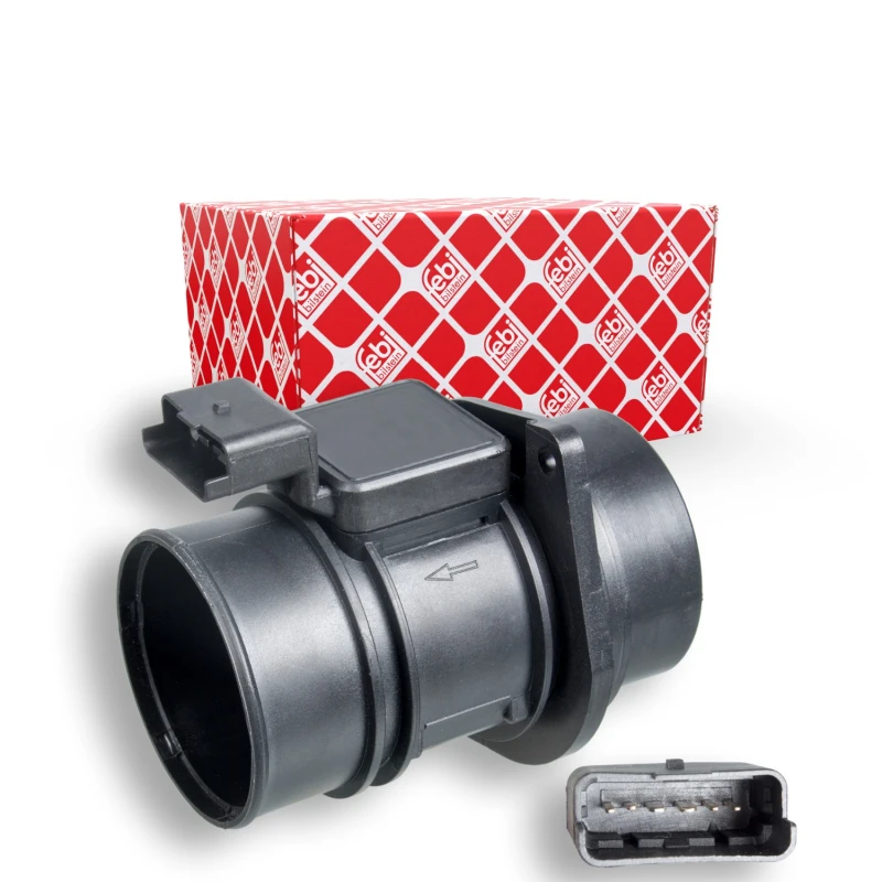 Image of FEBI BILSTEIN 106521 Mass air flow sensor with housing Air Mass Sensor (3926)