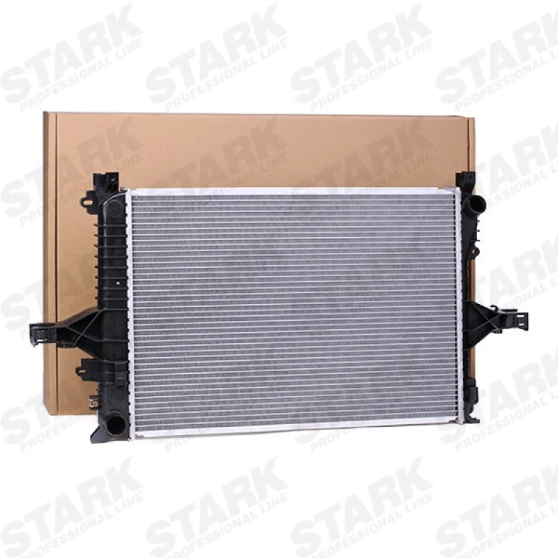 Image of STARK SKRD-0120238 Engine radiator Aluminium, Brazed cooling fins, without frame Radiator,engine cooling (470)